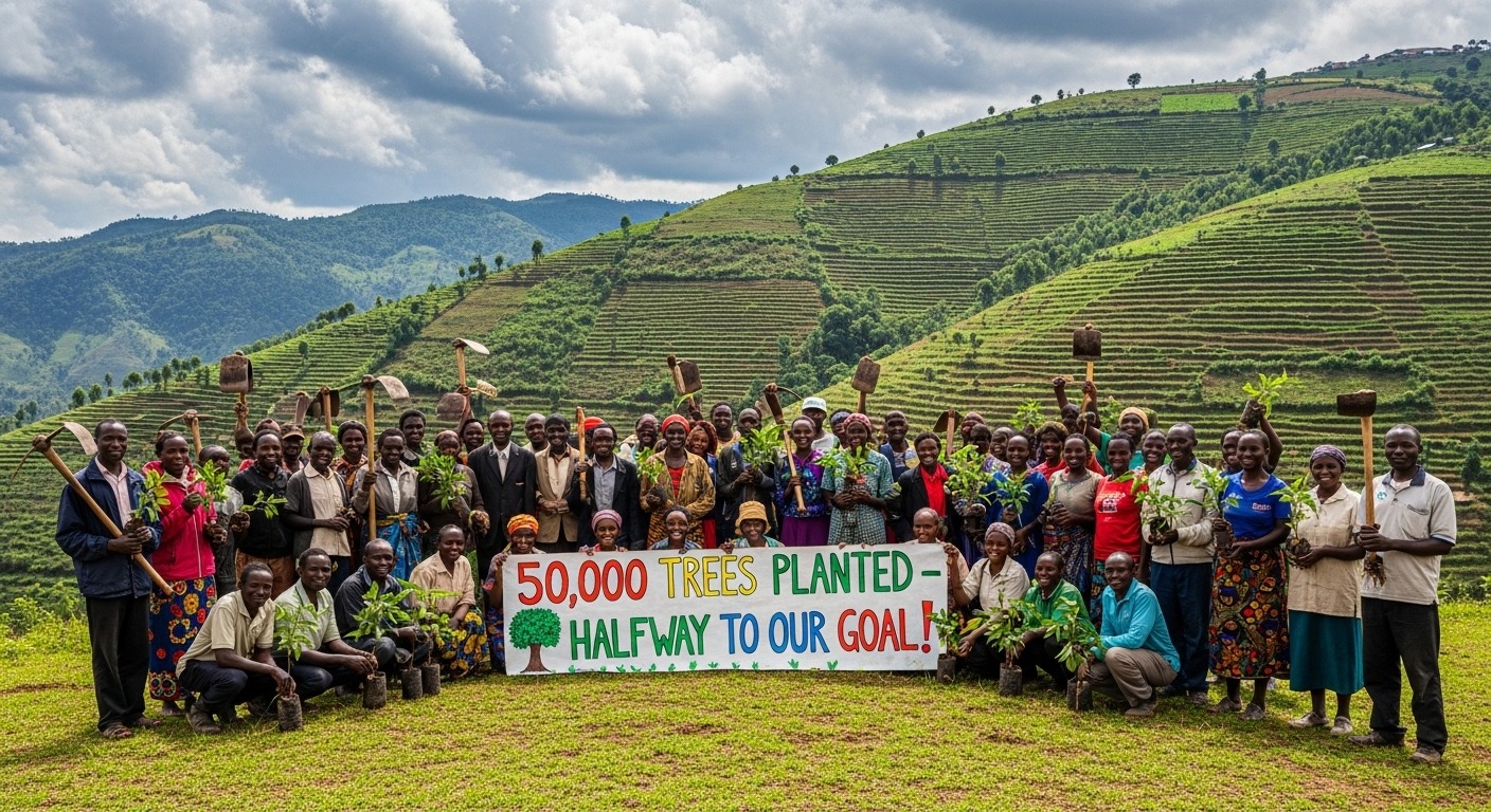 Tree planting reforestation Vihiga Maragoli Hills MDM