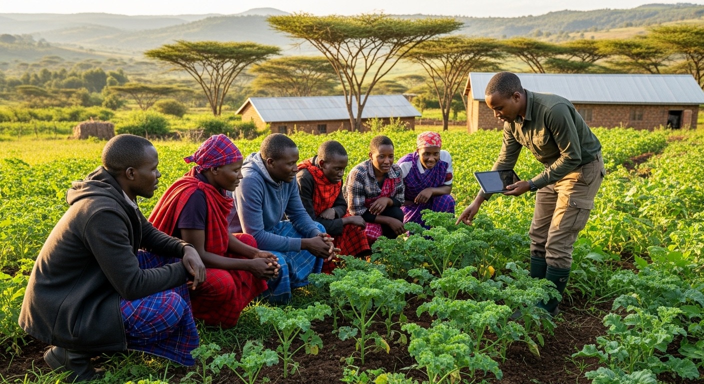 Community event in Kenya